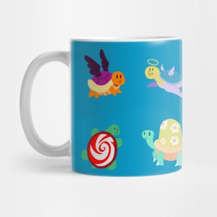 Four Cute Turtles Mug